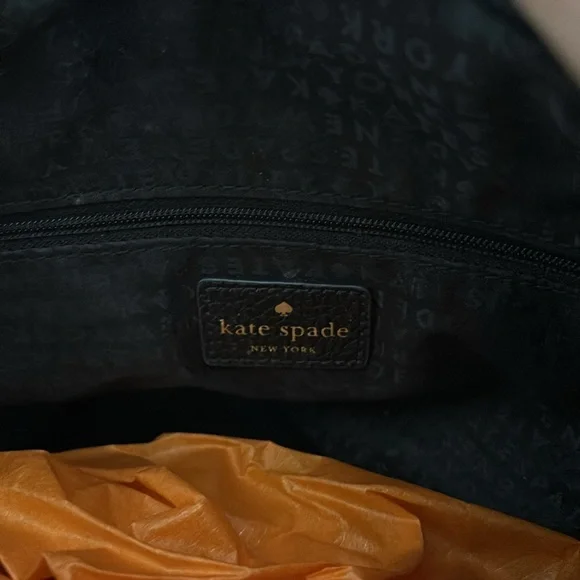 Kate Spade Black Pebble Leather Large Purse - Picture 6 of 8